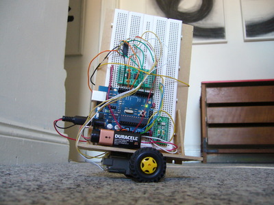 Self-balancing robot front