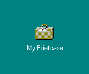 The My Briefcase icon from Windows 95