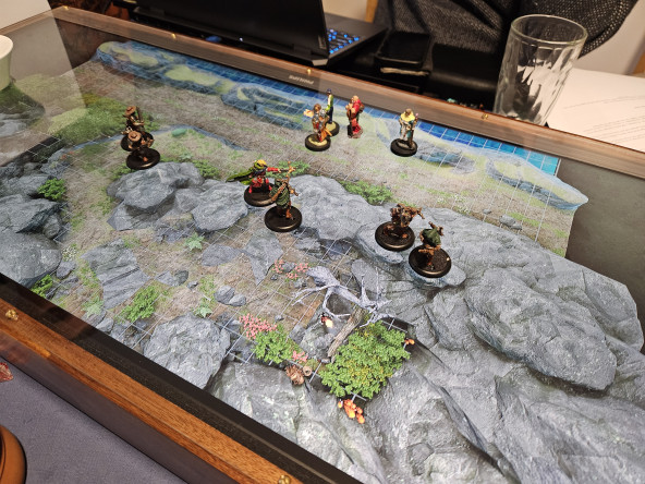 Mid-battle view