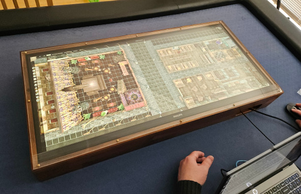 DnD map screen