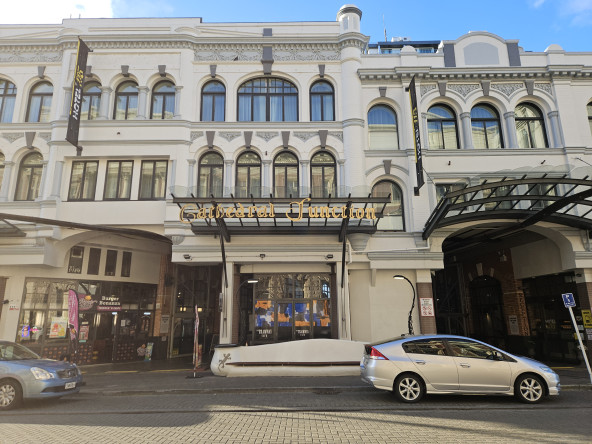 The hotel (front)