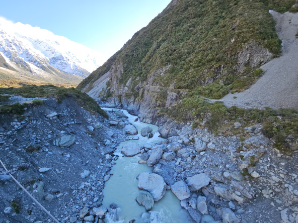 View from the second bridge