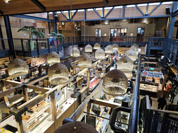 Riverside Market, seen from the mezzanine